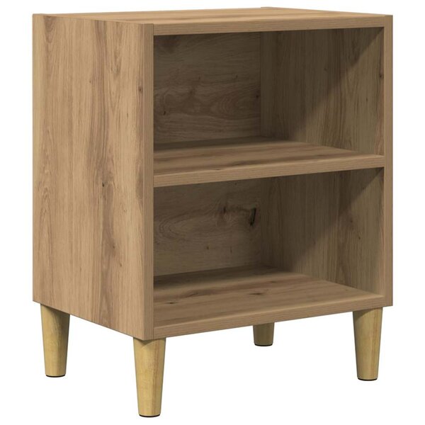 vidaXL Table de chevet chêne artisanal 40x30x50 cm bois d'ingénierie