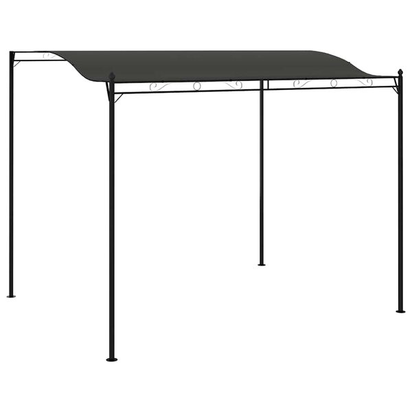vidaXL Auvent de parasol 3 x 2 4 m Anthracite