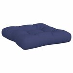 vidaXL Coussins de palette lot de 3 bleu marine tissu oxford