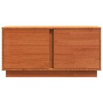 vidaXL Meuble TV Brun cire 80 x 35 x 40 5 cm Pin massif