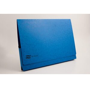 Chemises poche en carte lustrée - A3 Bleu x 25 EXACOMPTA