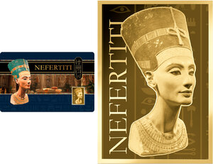 Pièce de monnaie en Or g 0.031 (1/1000 oz) Millésime Gold Gift NEFERTITI 1/1000