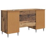 vidaXL Bureau Bois ancien 142 5 x 50 x 75 cm Bois d'ingénierie