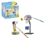 71516 Color - Joueur de basket avec panier