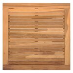 vidaXL Ensemble de banc de jardin avec coussin 4 Pièces Marron  Crème