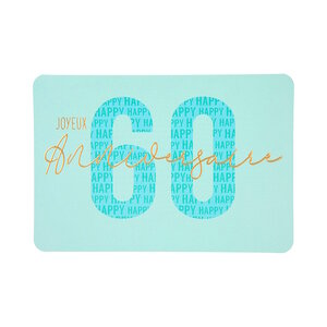 Carte De Voeux - Anniversaire - 60 ans