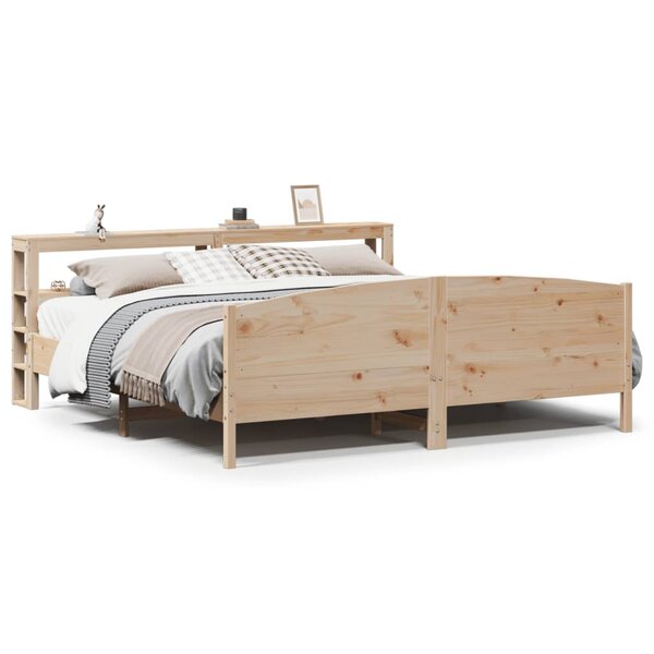 vidaXL Cadre de lit sans matelas 180x200 cm bois massif de pin