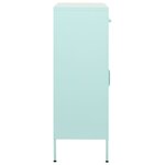 vidaXL Armoire de rangement Vert menthe 80x35x101 5 cm Acier