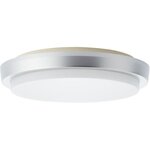 Plafonnier extérieur LED intégrée - 1600 lm - 3000K - argent