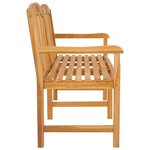 vidaXL Banc en Bois Sculpté en Rose 150 5 x 60 x 95 cm Naturel