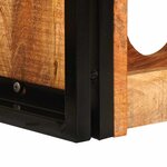 vidaXL Étagère à vin 100 x 45 x 33 cm Bois de mangue brut solide