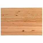 vidaXL Table à manger avec bord naturel 180x100x74cm bois massif chêne