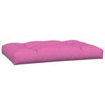 vidaXL Coussins de palette lot de 7 rose tissu