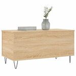 vidaXL Table basse Chêne sonoma 90x44 5x45 cm Bois d'ingénierie