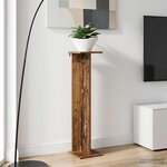 vidaXL Support de Plante Bois ancien 25 x 25 5 x 100 5 cm