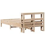 vidaXL Cadre de lit sans matelas 120x190 cm bois de pin massif