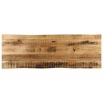 vidaXL Dessus de table bord vivant 140x40x3 8 cm bois de manguier brut