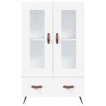 vidaXL Buffet haut blanc 69 5x31x115 cm bois d'ingénierie