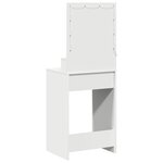 Table de maquillage vidaXL avec lumières LED blanches 50x41x135 cm