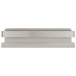 vidaXL Étagère de douche 23x6 5x6 cm acier inoxydable 304 brossé