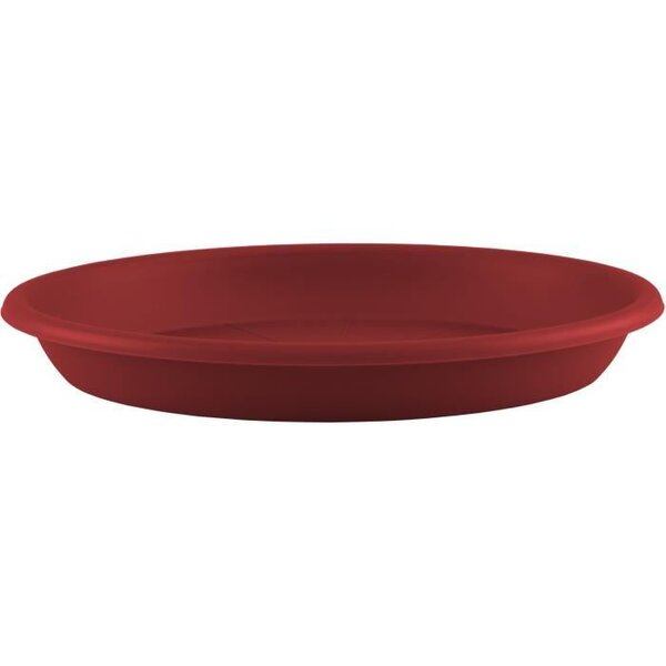 SOUCOUPE RONDE 35CM ROUGE FONCÉ