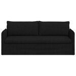 vidaXL Canapé Noir 196 x 82 x 85 cm tissu