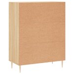 vidaXL Buffet chêne sonoma 69 5x34x90 cm bois d'ingénierie