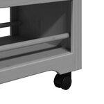 VidaXL Chariot de cuisine BODO gris 67 5x45x80 cm