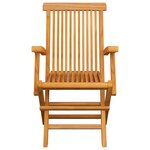 Vidaxl chaises de jardin avec coussins anthracite 2 pièces bois de teck