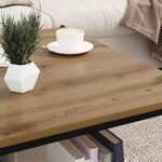 vidaXL Étagère à livres 4 Pièces Marron 80 x 40 x 1 5 cm