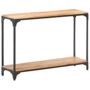 vidaXL Table console 110x30x75 cm Bois solide d'acacia