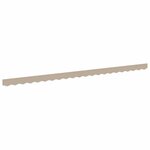 vidaXL Bande de auvent Beige 4.8 x 0.2 m Toile