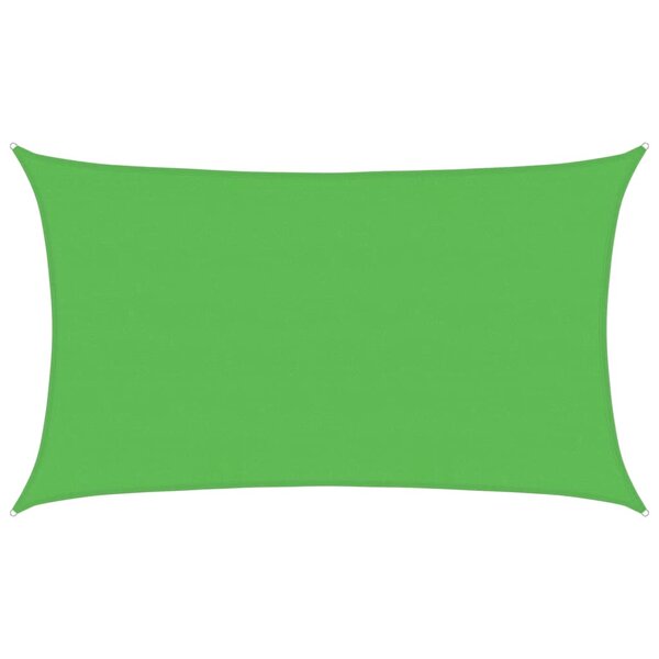 vidaXL Voile d'ombrage 160 g/m² Vert clair 5x8 m PEHD