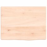 vidaXL Étagère murale 40x30x2 cm bois de chêne massif non traité