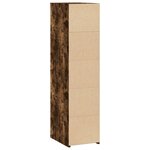 vidaXL Buffet chêne fumé 30x41x124 cm bois d'ingénierie