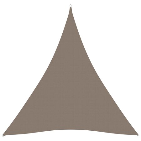 vidaXL Voile de parasol Tissu Oxford triangulaire 3x3x3 m Taupe