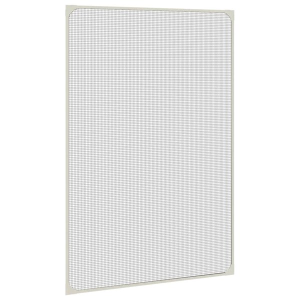 vidaXL Moustiquaire magnétique pour fenêtres blanc 80x120 cm