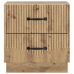 vidaXL Cabinet de chevet Chêne artisanal 43 x 34 5 x 44 5 cm