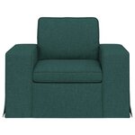 vidaXL Canapé Vert foncé 103 x 80 x 82 cm tissu