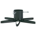 vidaXL Pied de Sapin de Noël 1.73 Vert 49 x 49 x 15 5 cm Acier