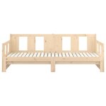 vidaXL Lit coulissant sans matelas bois de pin massif 2x(90x190) cm