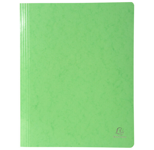 Chemise à lamelles A4 Iderama vert anis EXACOMPTA