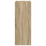 vidaXL Support de Plante 2 pièces Chêne Sonoma 30 x 30 x 80 cm