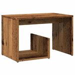 vidaXL Table d'appoint vieux bois 59x36x38 cm bois d'ingénierie