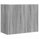 vidaXL Armoire murale sonoma gris 75x35x60 cm bois d'ingénierie