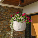 LECHUZA Jardinière suspendue NIDO Cottage 35 ALL-IN-ONE blanc