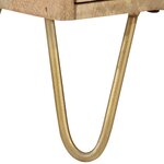 vidaXL Buffet 80x30x75 cm Bois de manguier solide