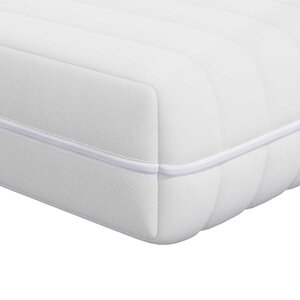 vidaXL Matelas avec Couche de Coco Blanc 140 x 200 cm Ressort ensaché