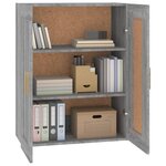 vidaXL Armoire murale sonoma gris 69 5x32 5x90 cm bois d'ingénierie