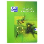 CahierTP 24x32cm piqûre 40 pages Seyès+40 pages unies coloris aléatoires OXFORD